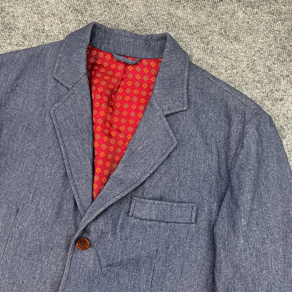 Robert Talbott Unstructured Blazer Jacket Men's L… - image 2